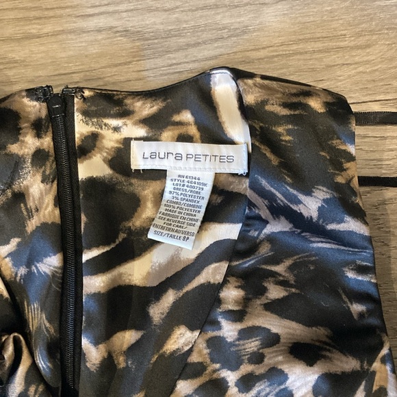 Animal Print Laura Petite Dress - Picture 3 of 11